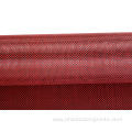 3K red plain carbon aramid hybrid fabric